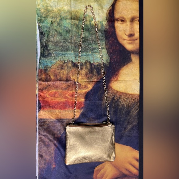 Vitoria Napoli Luxury Italian Designer Leather Mini Bag gold Shoulder Bag - Picture 2 of 6